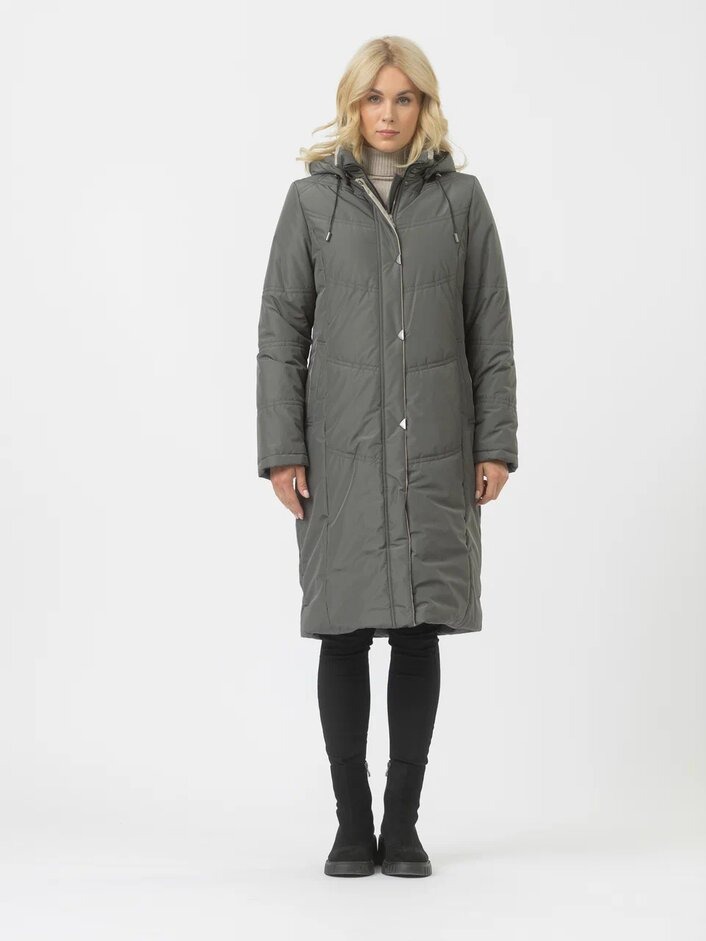 

Пальто женское Maritta 30-3036-10 серое 50 EU, Серый, 30-3036-10