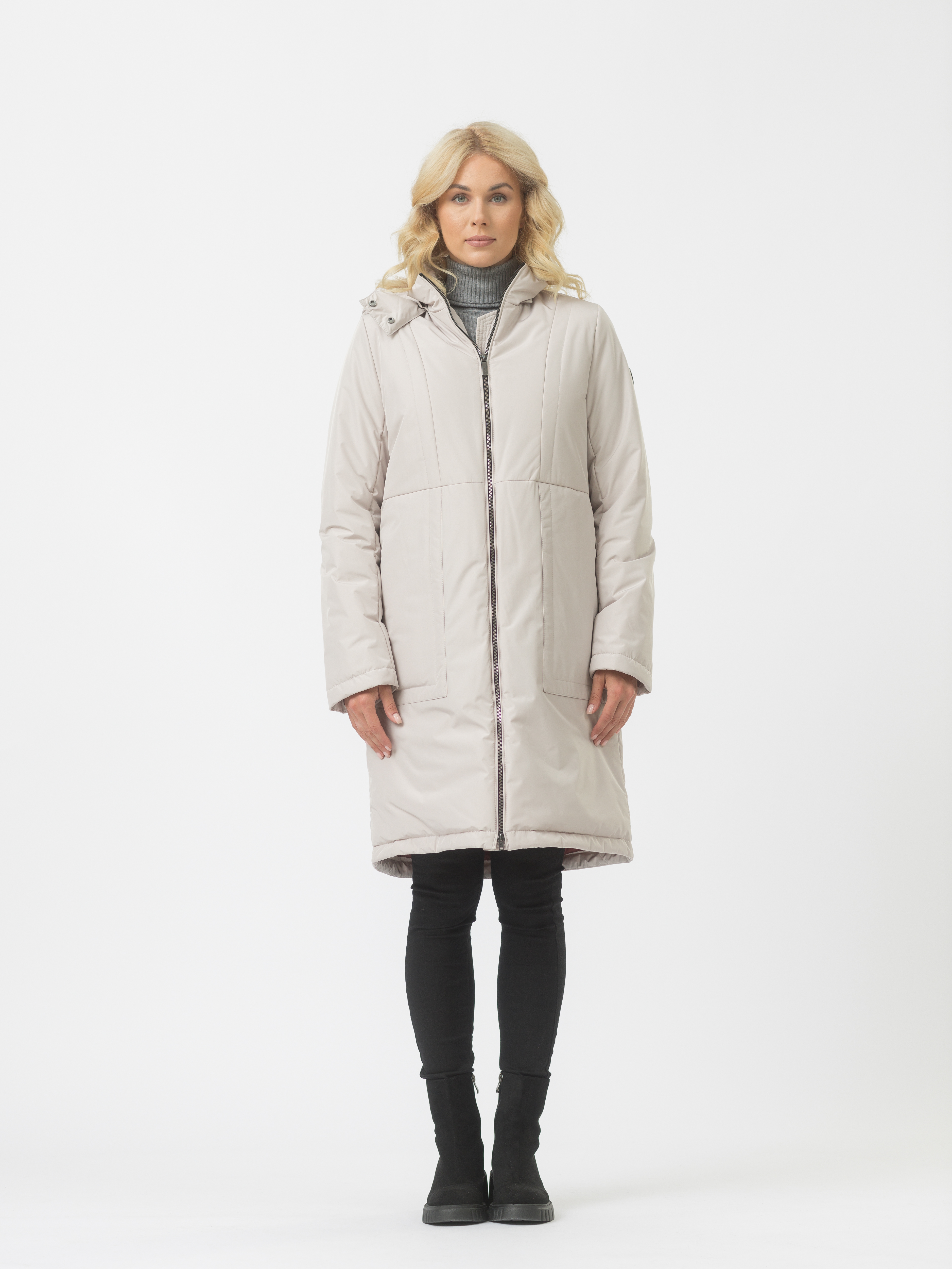 

Пальто женское Maritta 30-3025-10 бежевое 50 EU, Бежевый, 30-3025-10