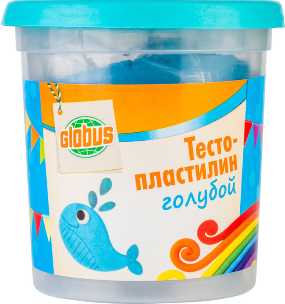 фото Пластилин globus голубой