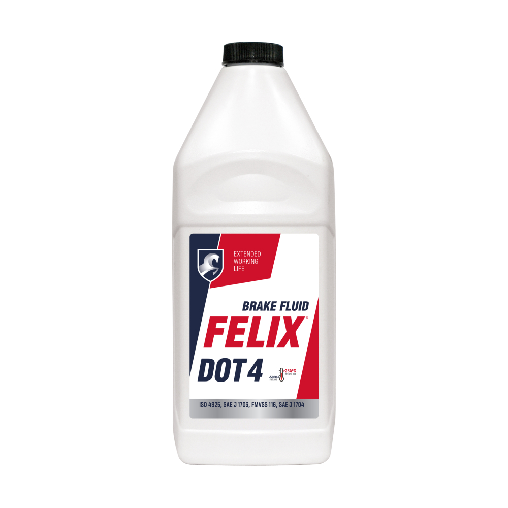 фото Тормозная жидкость felix dot 4, 910 г