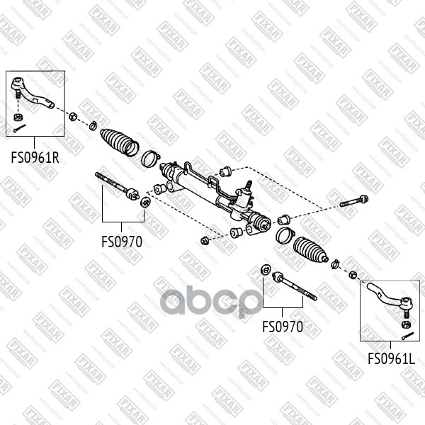 

Наконечник тяги рулевой правый Toyota Camry/Estima/Solara 00>08 FIXAR FS0961R