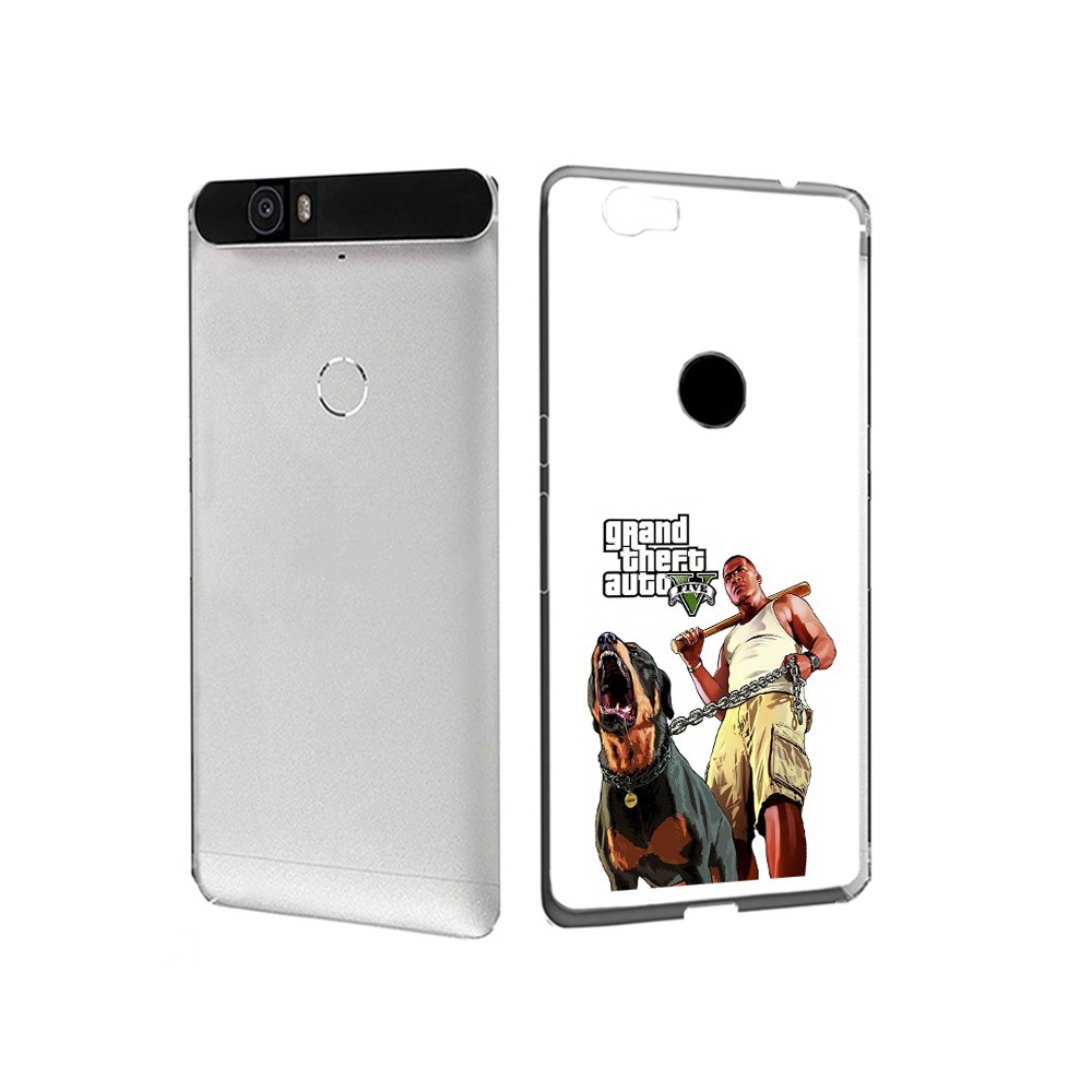 

Чехол MyPads Tocco для Huawei Nexus 6P GTA грозная собака (PT17717.24.18), Прозрачный, Tocco