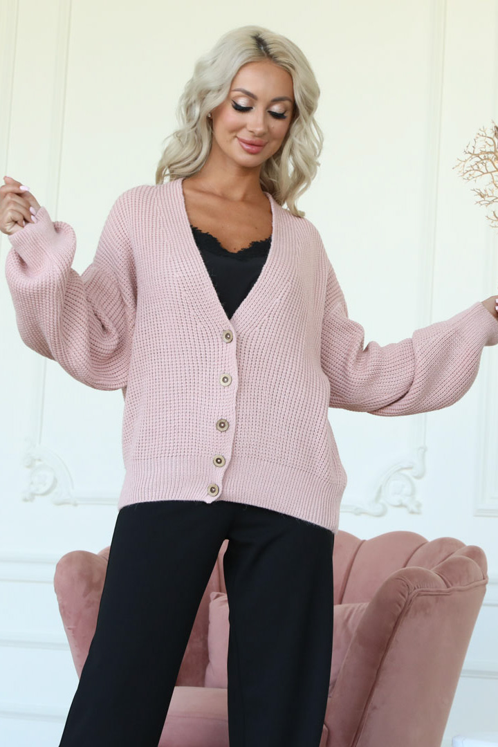 

Кардиган женский Wisell Кн5-452 розовый 42 RU, Кн5-452