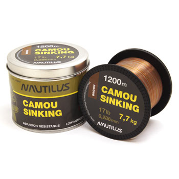 Леска Nautilus Camou Brown Sinking 1200м 0,286мм