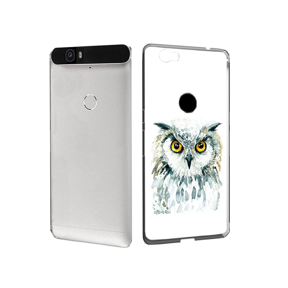 

Чехол MyPads Tocco для Huawei Nexus 6P Серьезная сова (PT17717.24.156), Прозрачный, Tocco