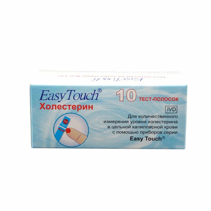 Тест-полоски EasyTouch на холестерин 10 шт, 2 уп