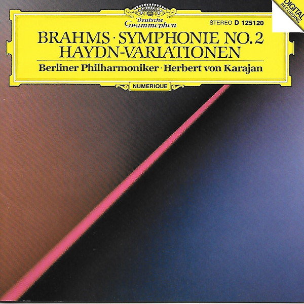 

Brahms: Symphony No.2. Haydn Variations. Karajan (1 CD)