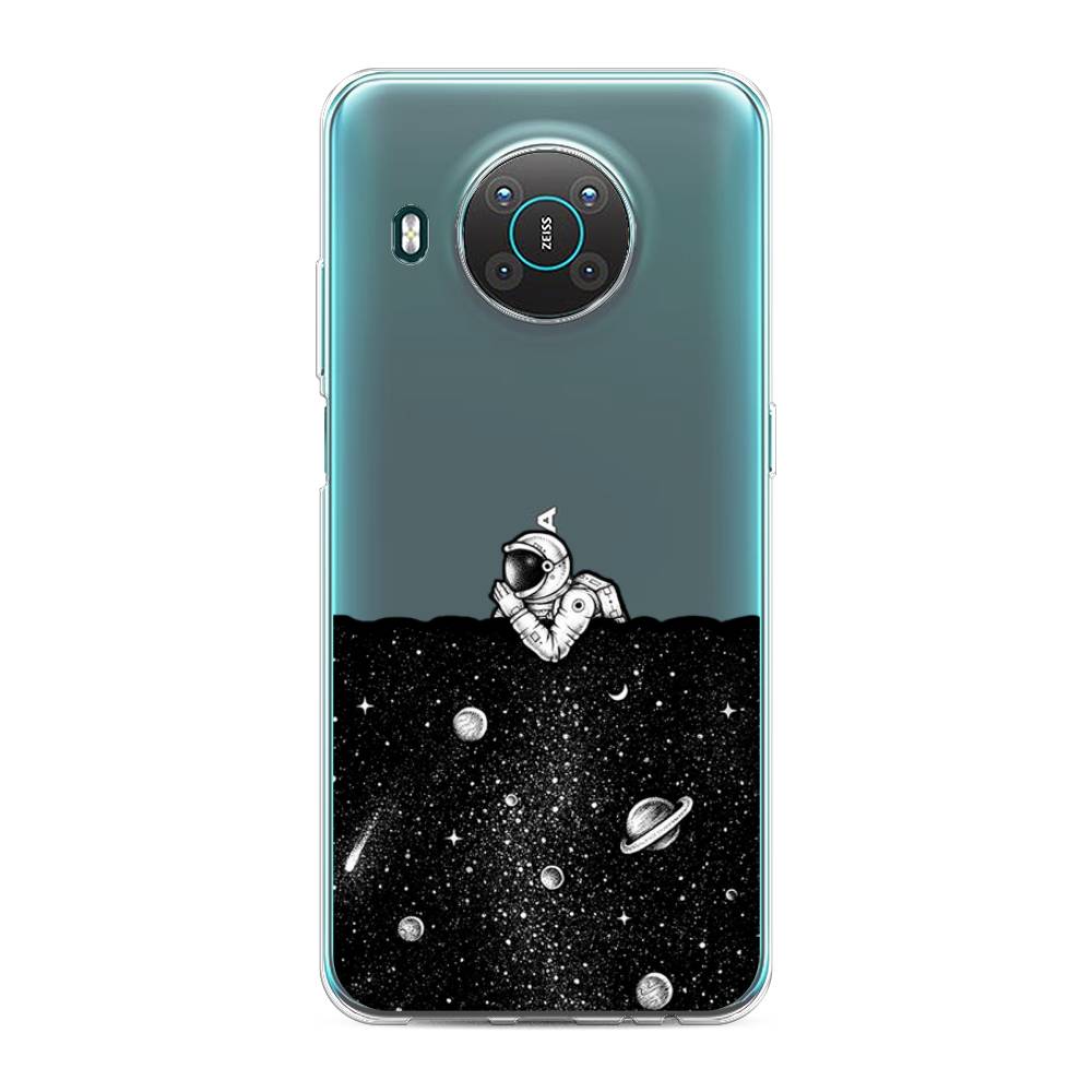 

Чехол Awog на Nokia X10 / Нокиа X10 "Космический сон", Серый, 124750-4