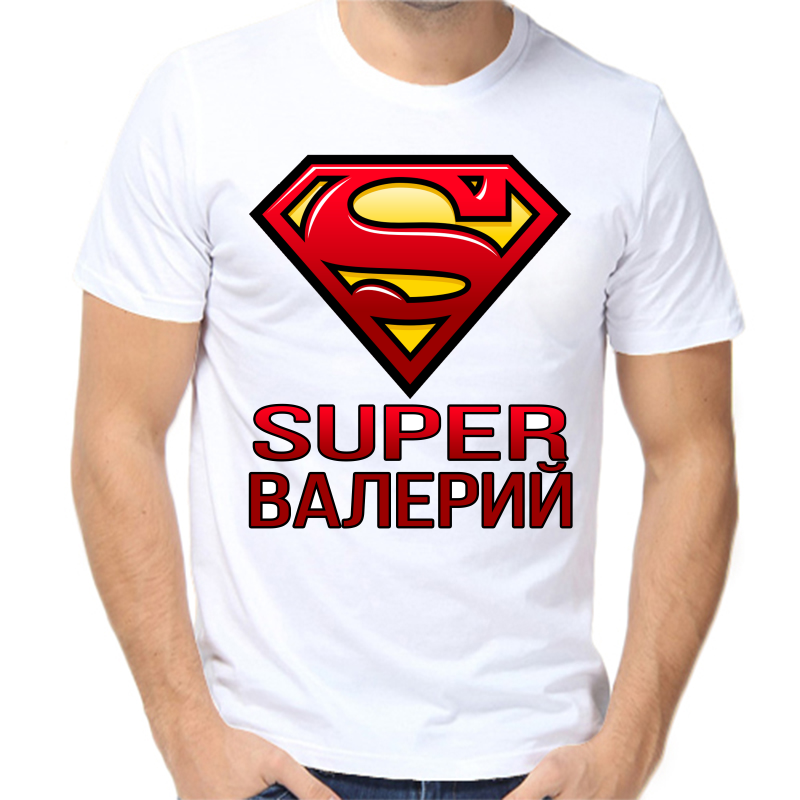 

Футболка мужская белая 70 р-р super Валерий, Белый, fm_super_valeriy