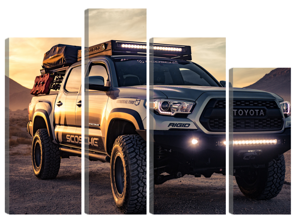 

Большая модульная картина Автомобиль Toyota. PR-1005 169x110см