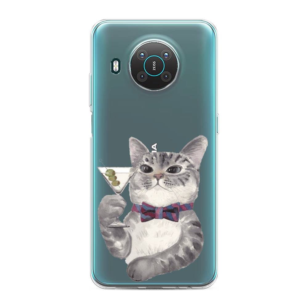 фото Чехол awog "кот джентльмен" для nokia x10