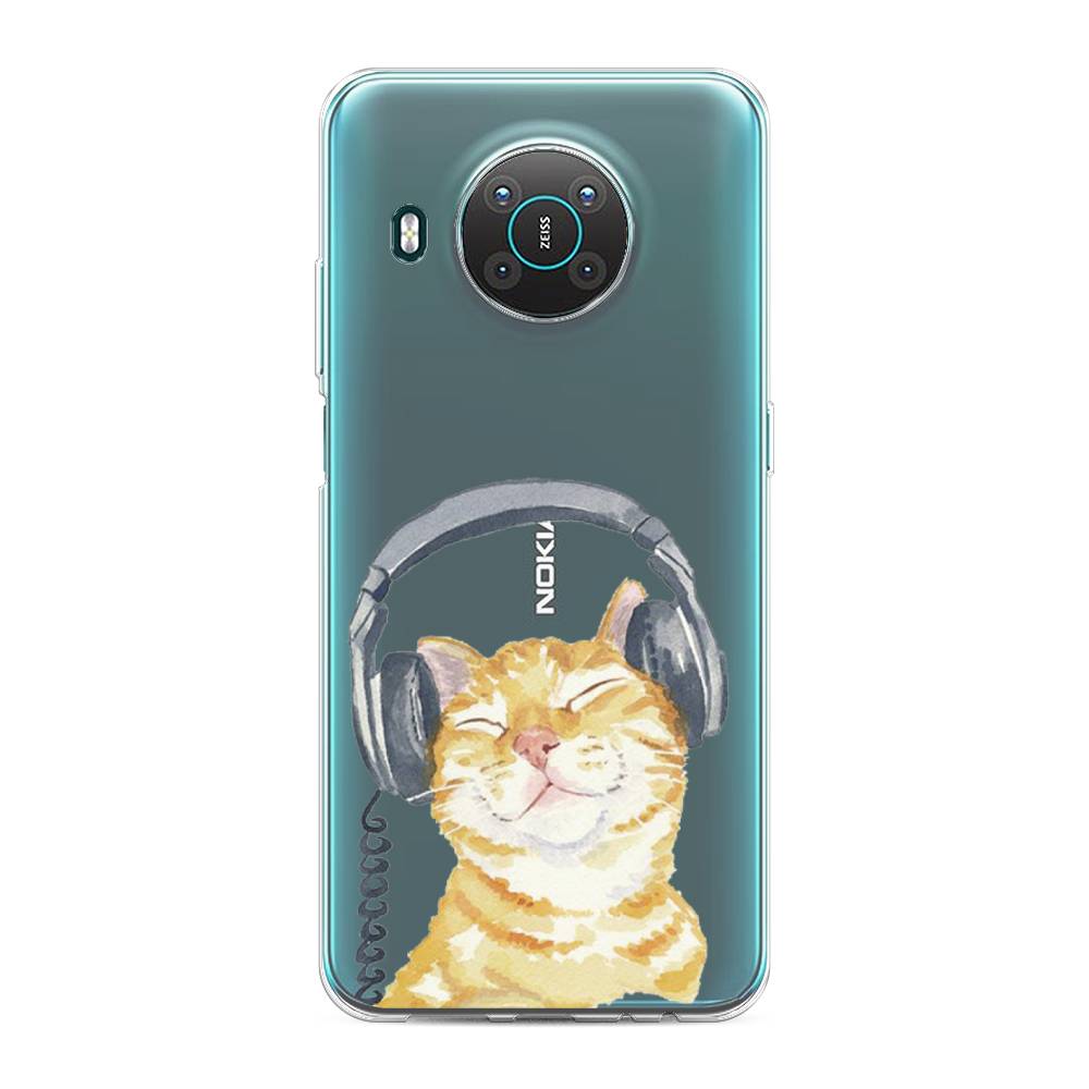 

Чехол Awog "Кот меломан" для Nokia X10