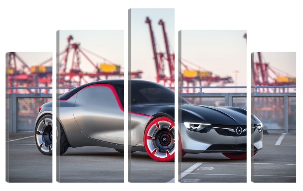 

Большая модульная картина Автомобиль Opel спорткар. PR-1548 161x90см