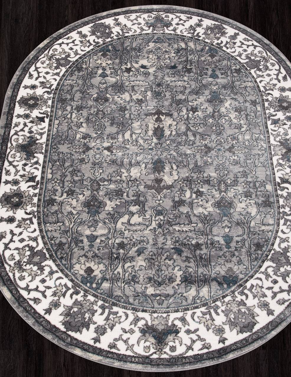 

Ковер ATLANTIS D741 CREAM-GRAY Овал