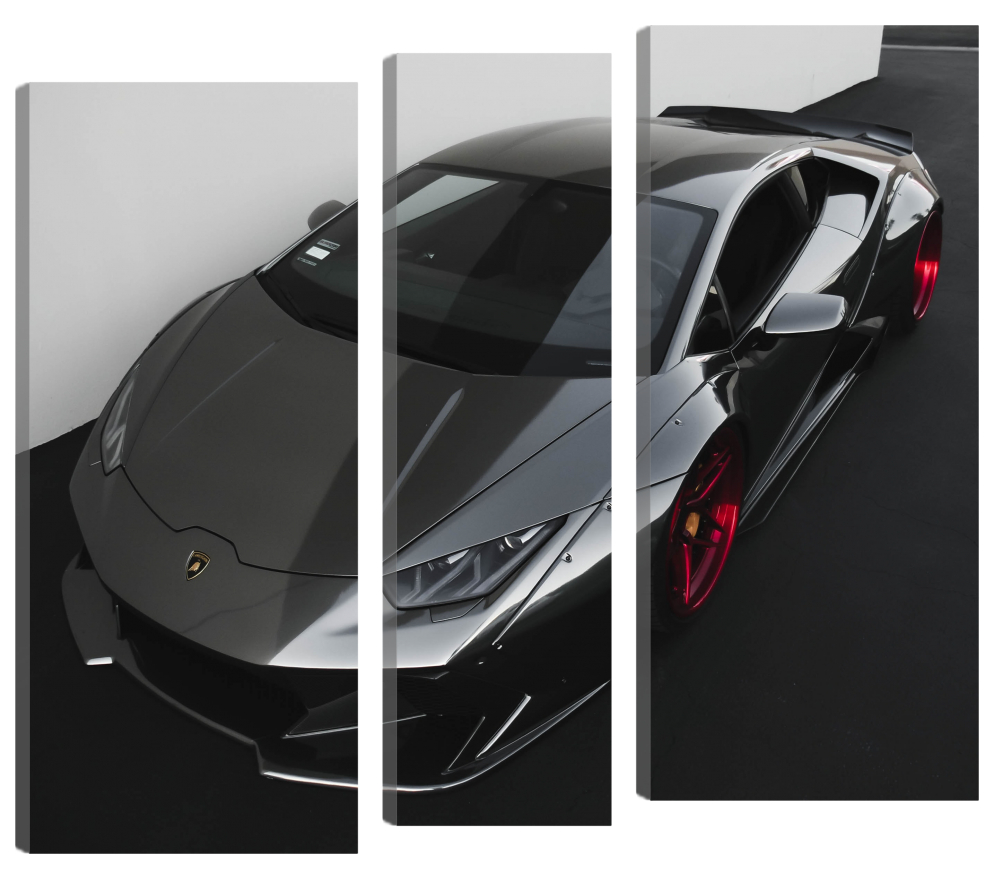 

Большая модульная картина Автомобиль lamborghini. PR-1000 148x123см