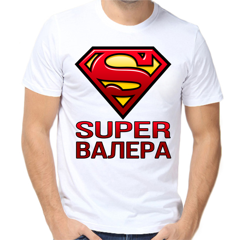 

Футболка мужская белая 70 р-р super Валера, Белый, fm_super_valera