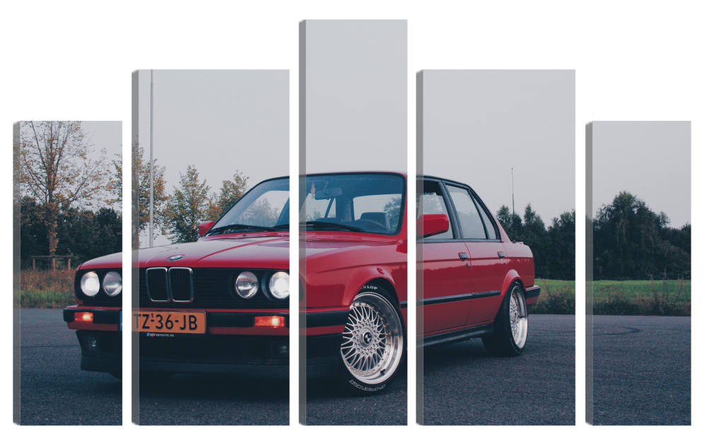

Большая модульная картина Автомобиль BMW . PR-1004 161x90см