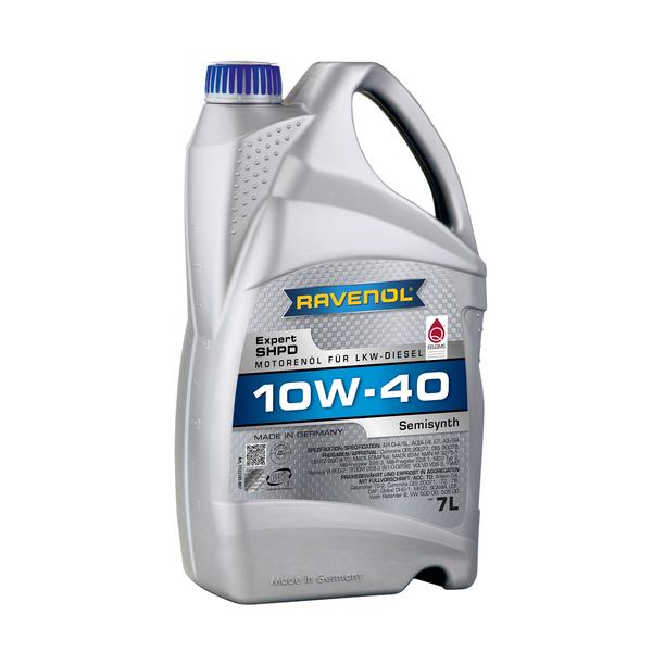 фото Моторное масло ravenol expert shpd 10w40 7 л