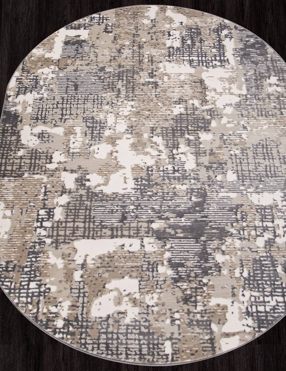 фото Ковер atlantis d737 cream овал merinos