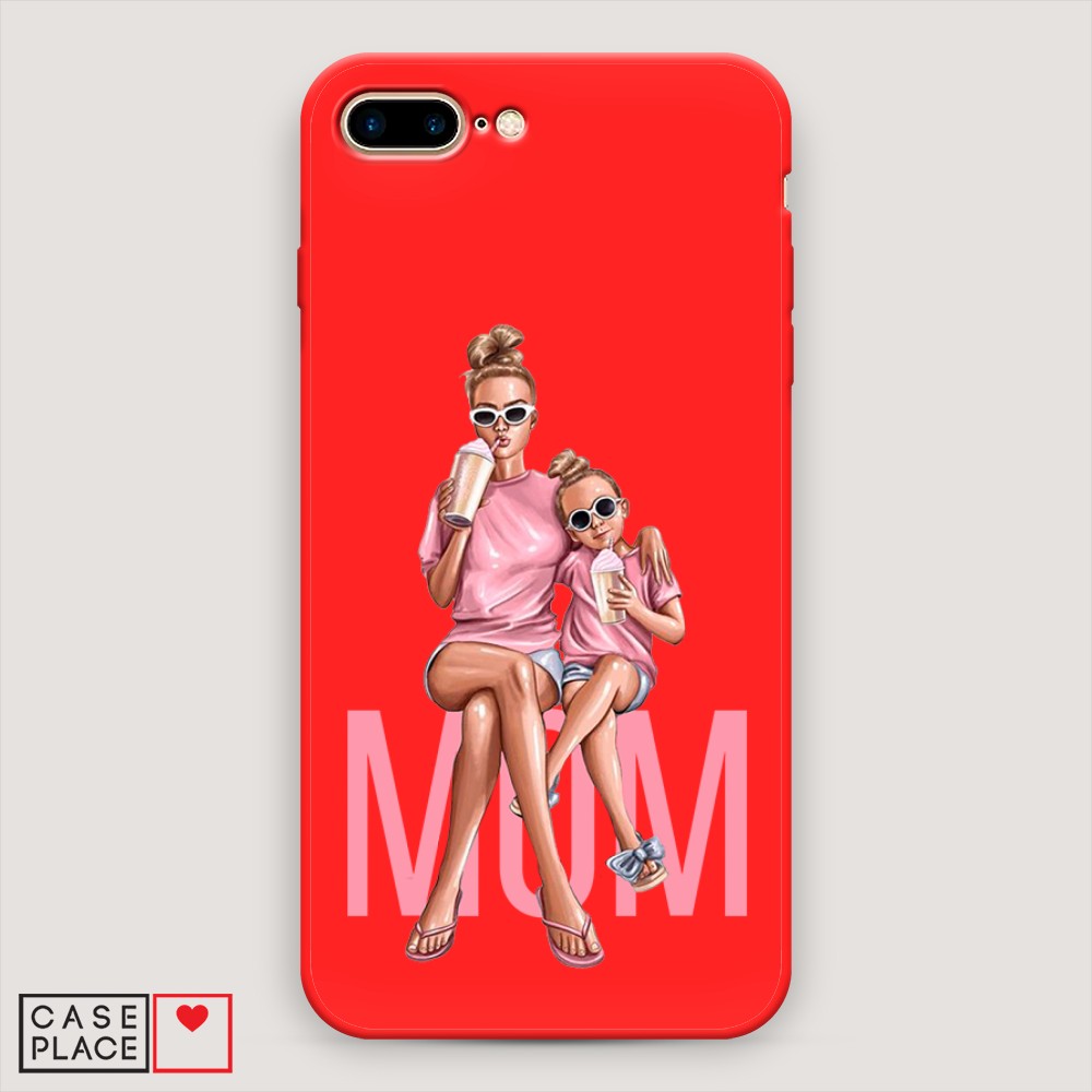 

Чехол Awog на Apple iPhone 7 Plus / Айфон 7 Plus "Lovely mom", Разноцветный, 10753-1