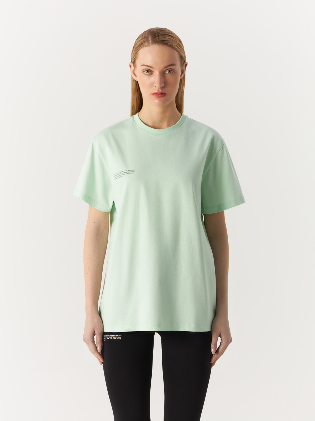 

Футболка женская Pangaia зеленая XS, Зеленый, Coral Reef T-Shirt