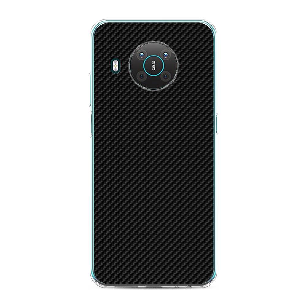 

Чехол Awog на Nokia X10 / Нокиа X10 "Черный карбон", 124750-3