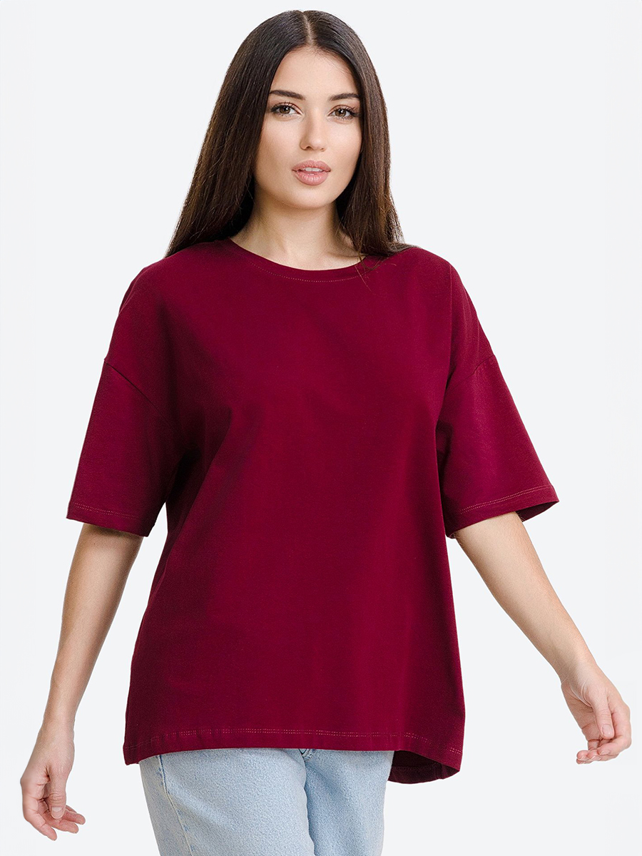 

Футболка женская Happyfox HF2605 красная 38-42 RU, Красный, HF2605