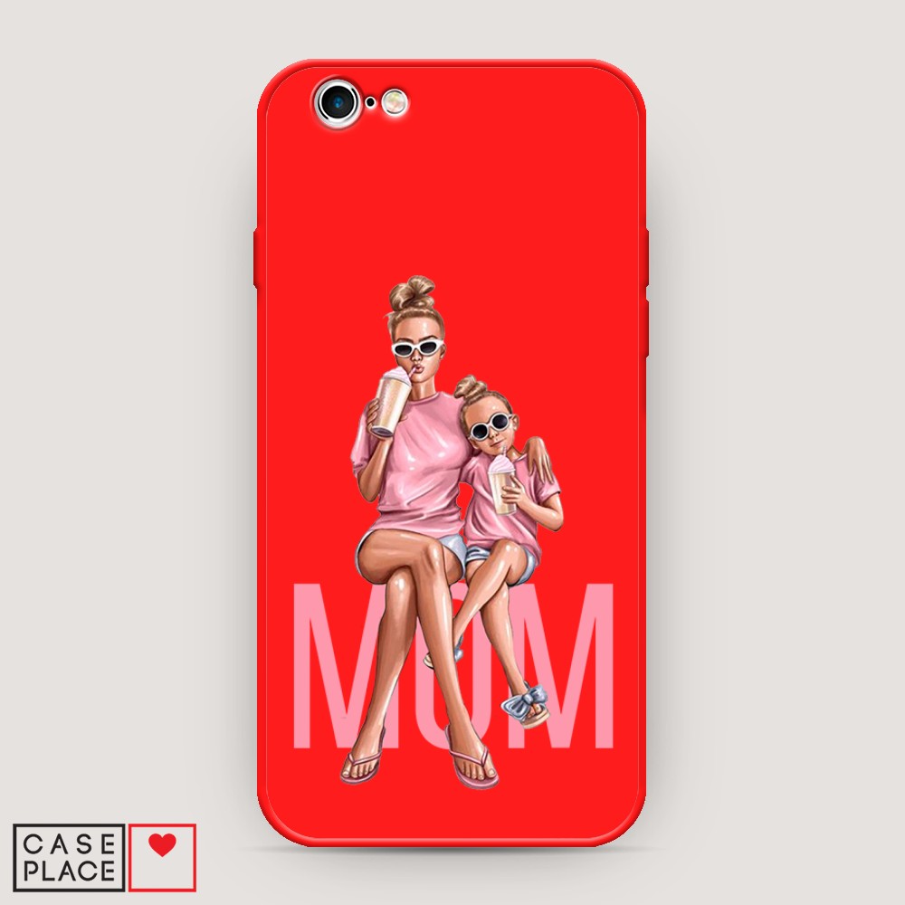 

Чехол Awog на Apple iPhone 6S / Айфон 6S "Lovely mom", Разноцветный, 0104S53-1
