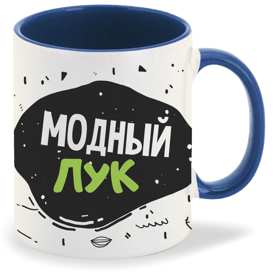 

Кружка CoolPodarok Прикол Модный лук, Прикол Модный лук