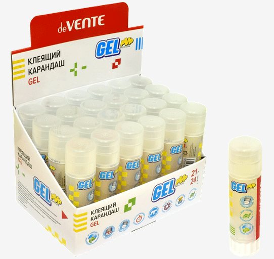 

Клей карандаш deVente 21гр PVA Gel, 1759574