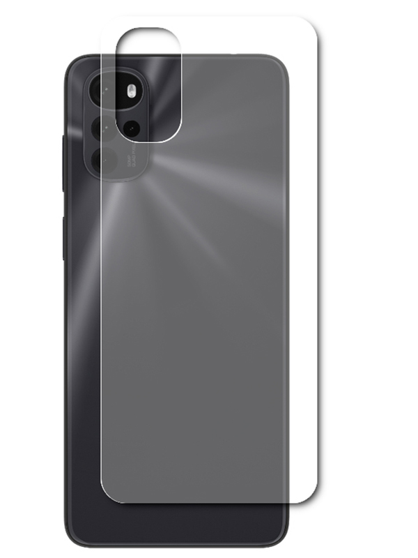 

Гибридное защитное стекло Krutoff для Motorola Moto G22 задняя сторона 217764, Motorola Moto G22