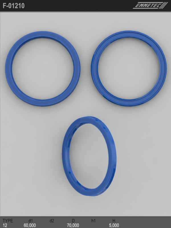 

Сальник рулевой рейки EMMETEC 60x70x5 (12) F-01210, F-01210, F01210