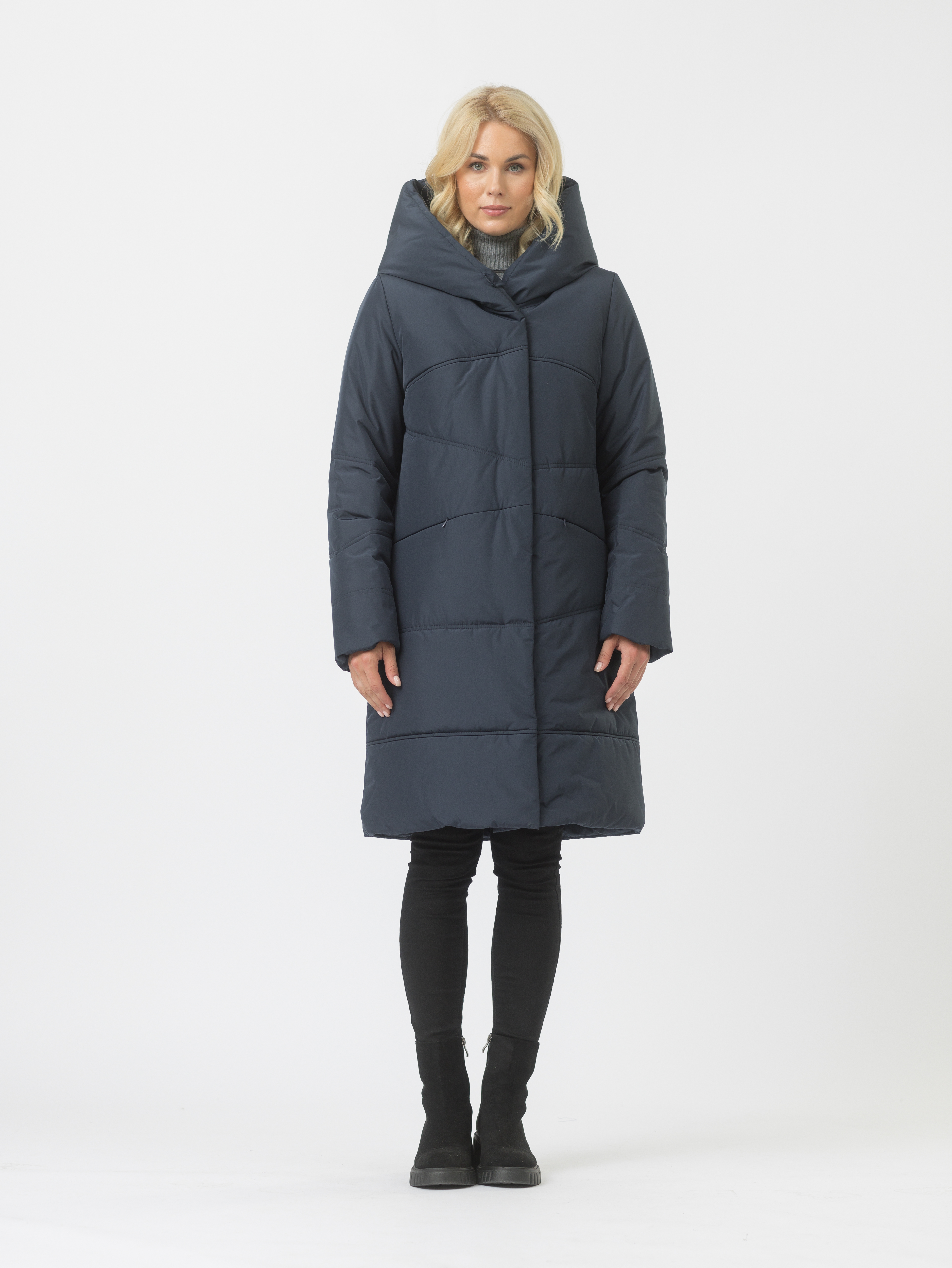 

Пальто женское Maritta 30-3031-10 синее 42 EU, Синий, 30-3031-10