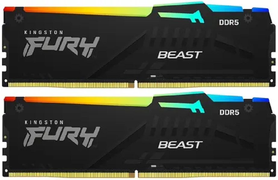 Оперативная память Kingston 64Gb DDR5 5200MHz (KF552C40BBAK2-64) (2x32Gb KIT)