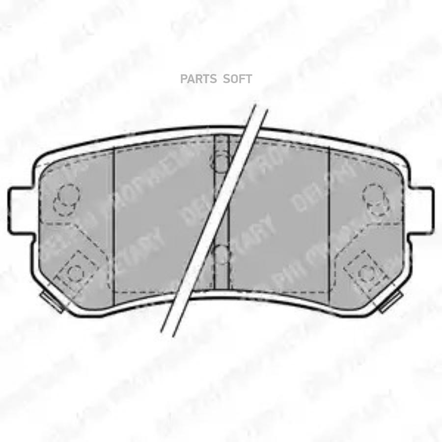 

Колодки торм.зад. (WVA 24320/24321/24322 16 mm.) System Mando