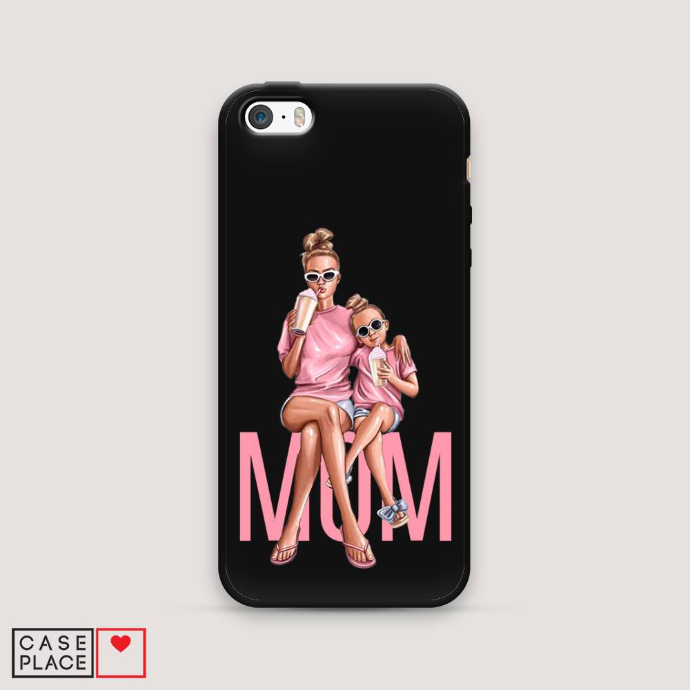 

Чехол Awog на Apple iPhone 5 / Айфон 5 "Lovely mom", Разноцветный, 10352-1