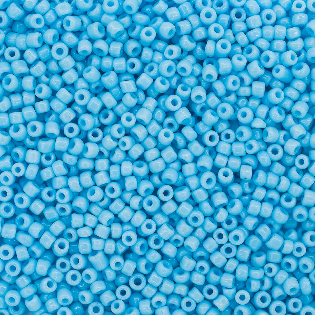 Бисер Astra&Craft (стекло), 11/0, (упак) 20 г (43 светло-голубой, непрозрачный), 10 шт