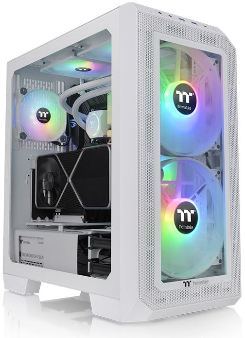 Корпус компьютерный Thermaltake View 300 MX Snow (CA-1P6-00M6WN-00) Black