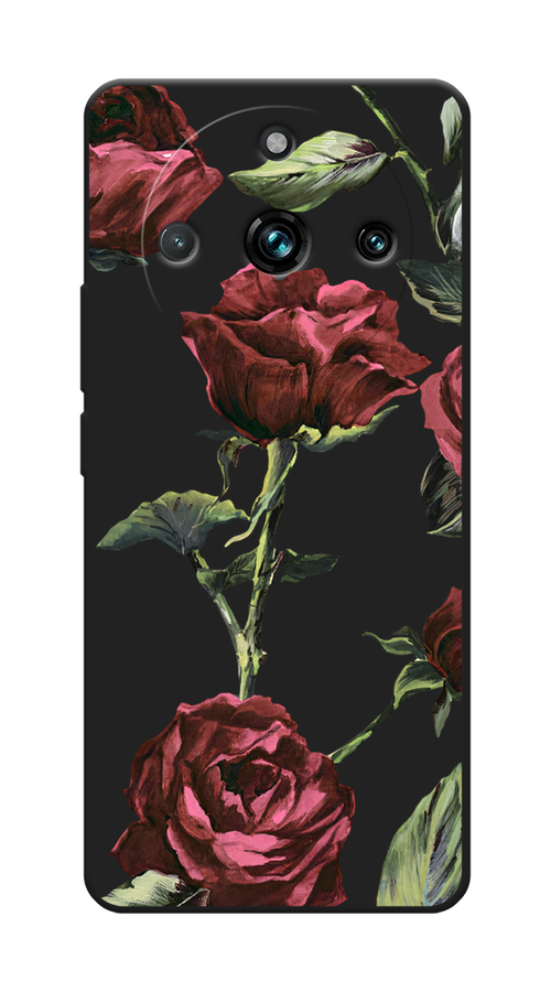 

Чехол Awog на Realme 11 Pro Plus "Бордовые розы фон", Бордовый, 2514352-1