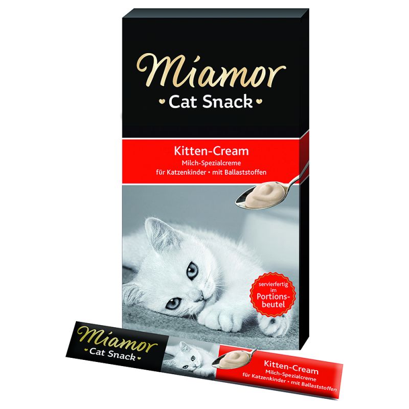 

Лакомство для котят Miamor Kitten Cream молочно-кремовое, 5 шт по 15 г, Cat Snack Kitten Cream