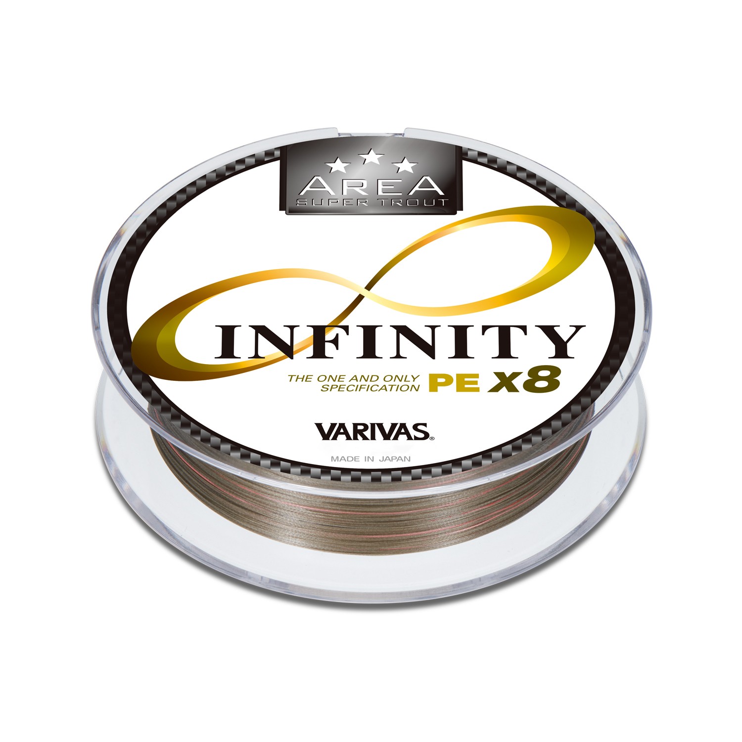 фото Шнур varivas super trout area infinity pe x8 75м pe 0.3 champagne gold +