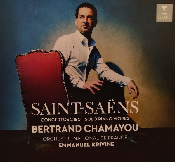 Bertrand Chamayou: Saint-Saens: Piano Concertos Nos. 2 & 5. Pieces For Solo Piano (1 CD)