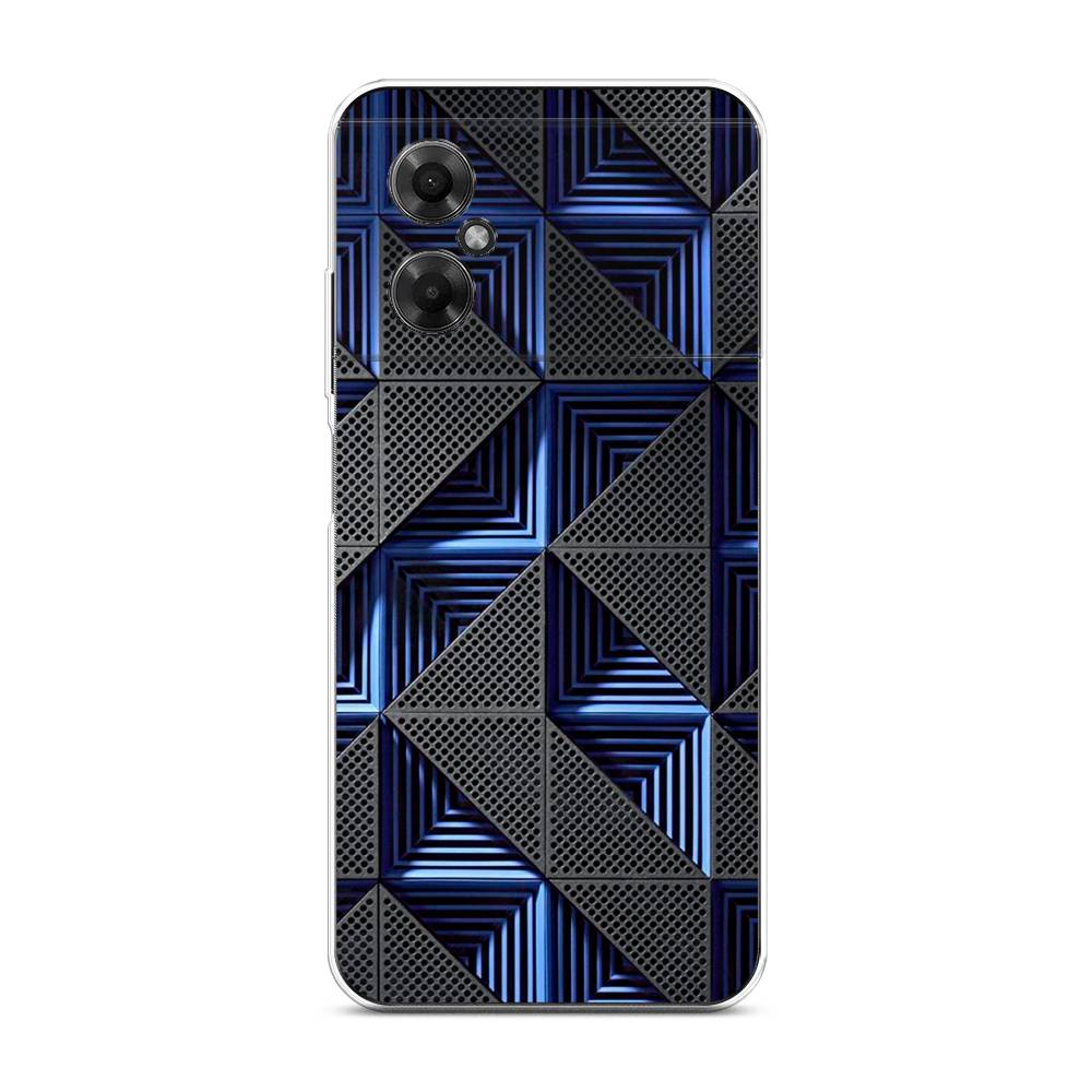 

Чехол на Xiaomi Poco M4 5G "IBM", Серый;синий, 316550-3