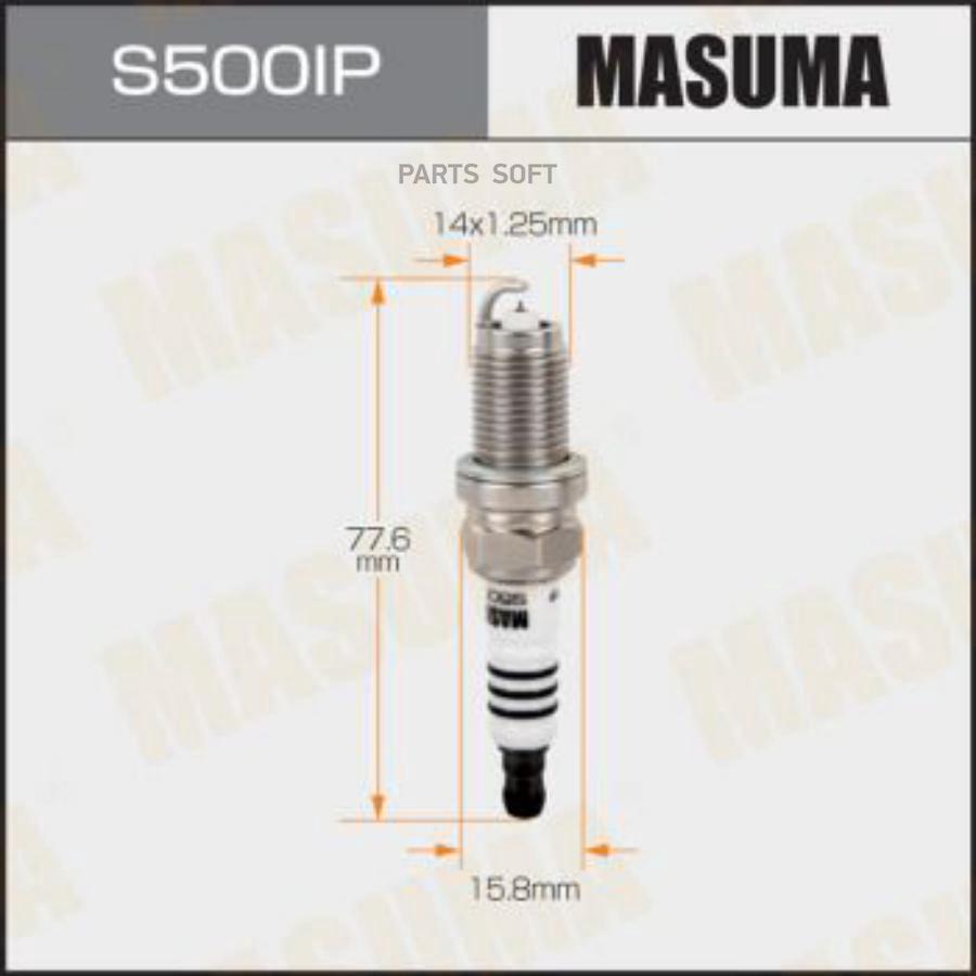 

Свеча Зажигания Iridium+Platinum Masuma арт. S500IP