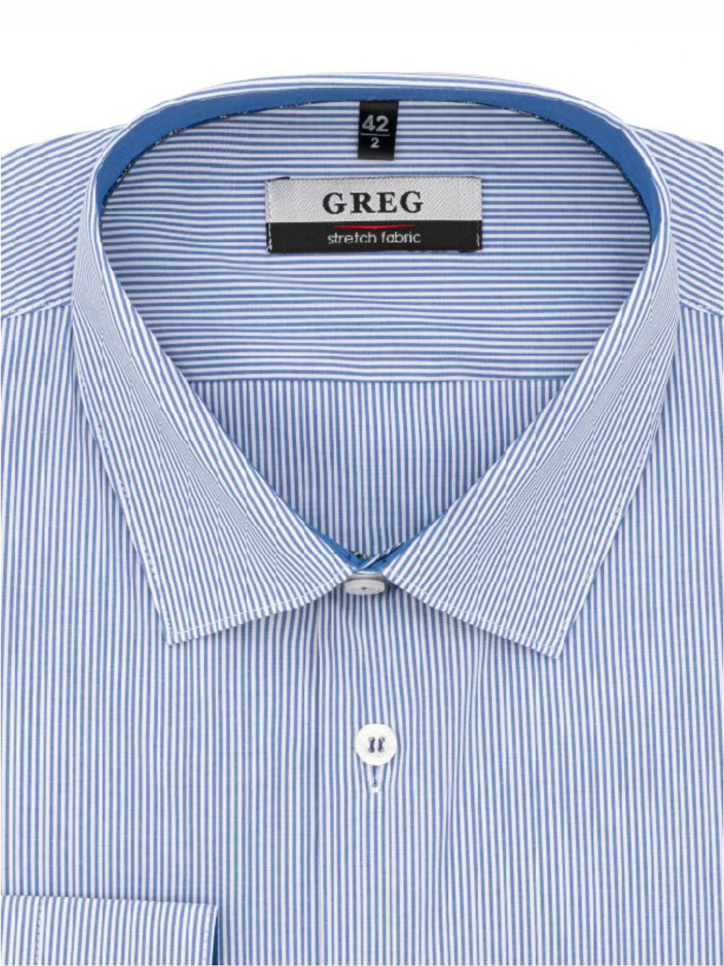 

Рубашка мужская Greg 01-00001954 голубая 40, Голубой, 01-00001954