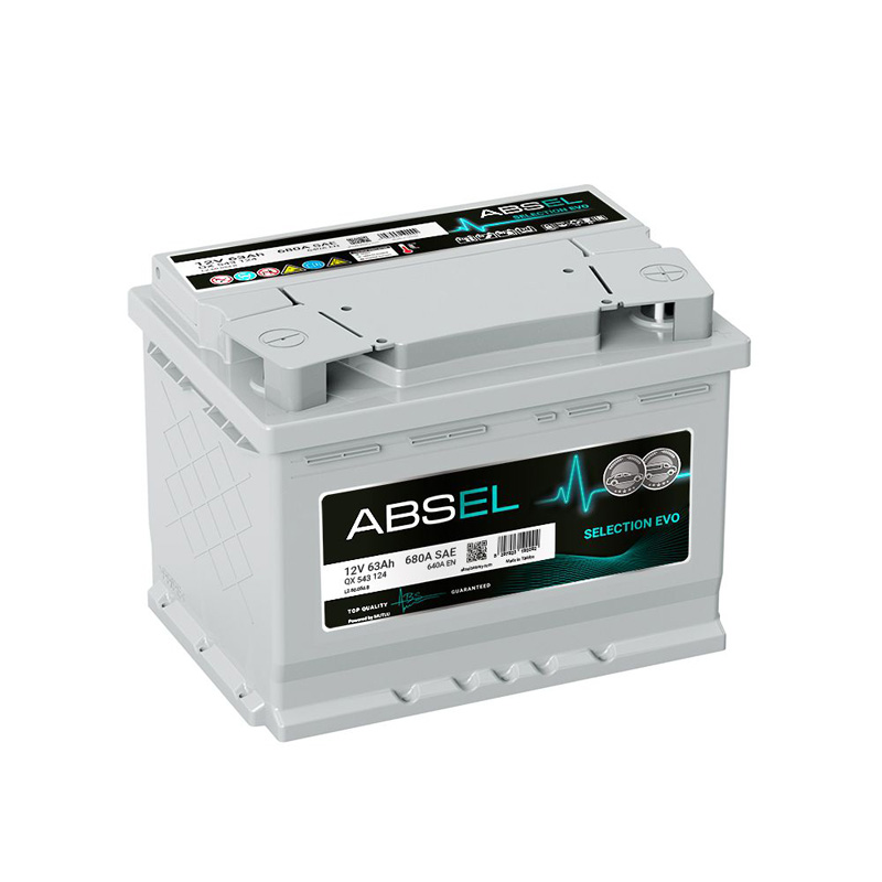 Аккумулятор Absel Selection Evo 12V 63Ah 640A (242X175x190) Оп ABSEL арт. QX543124