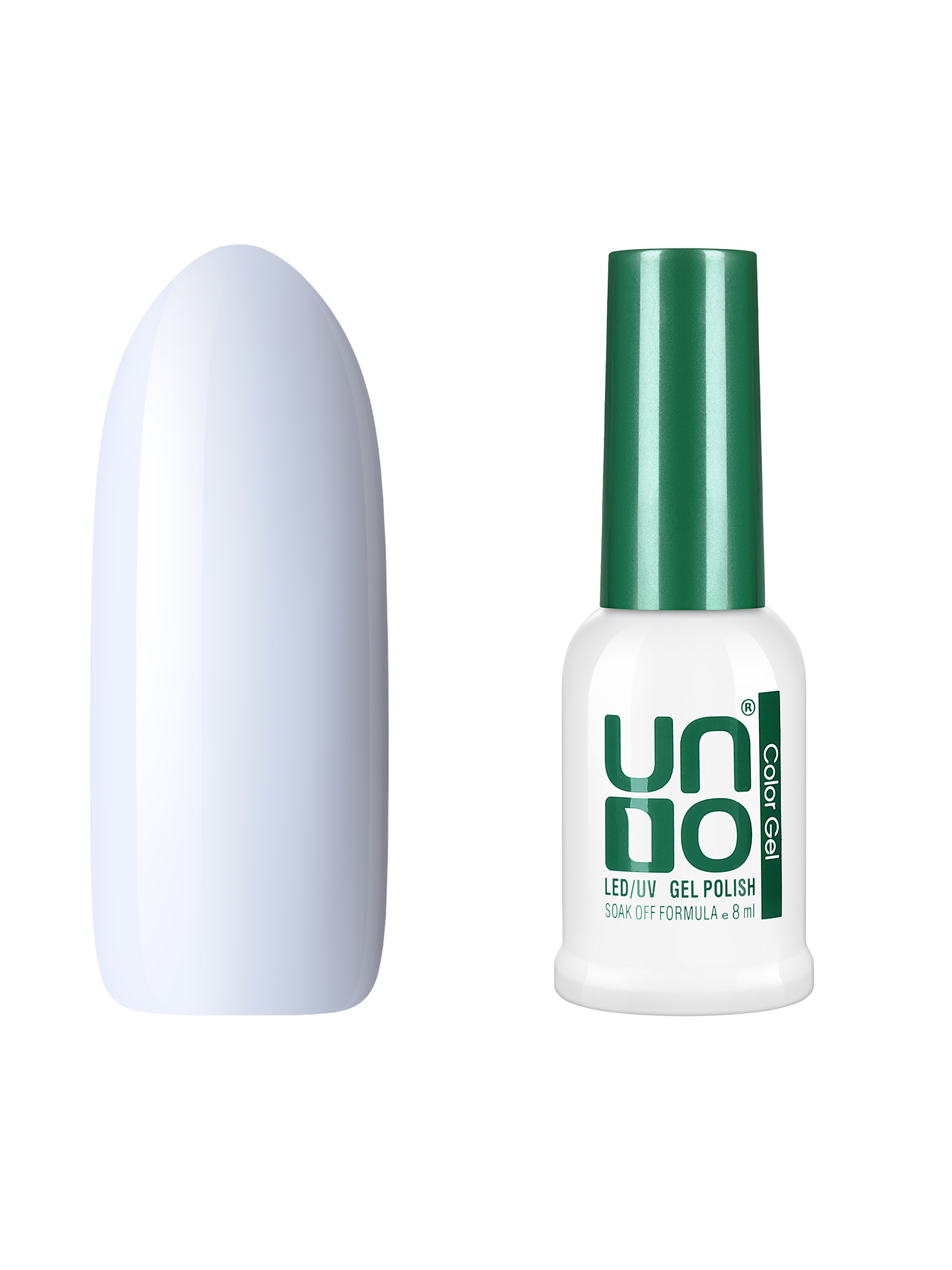 Купить Гель лак для ногтей UNO для маникюра и педикюра, стойкий, плотный, теплый, белый, 8 мл