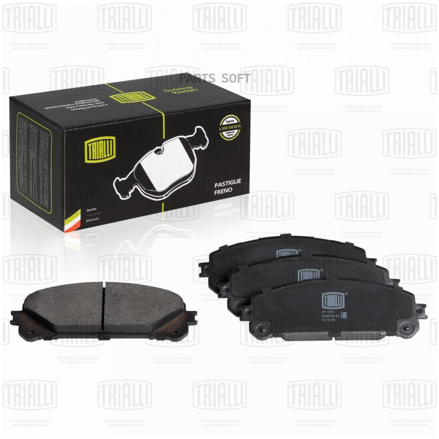

Тормозные колодки Trialli передние дисковые для Lexus Rx 2008- PF1929
