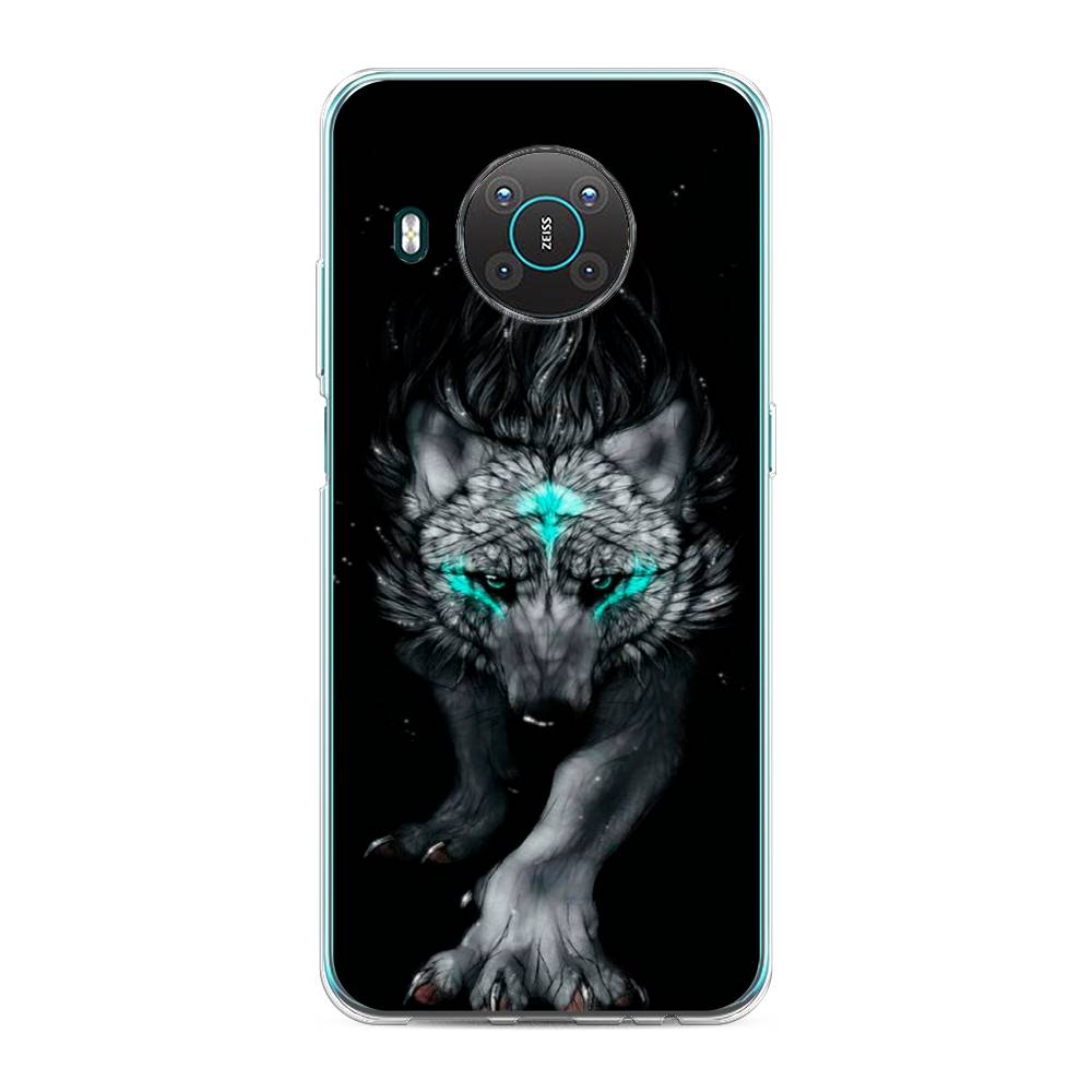 

Чехол Awog на Nokia X10 / Нокиа X10 "Волшебный волк", Черный;серый, 124750-2