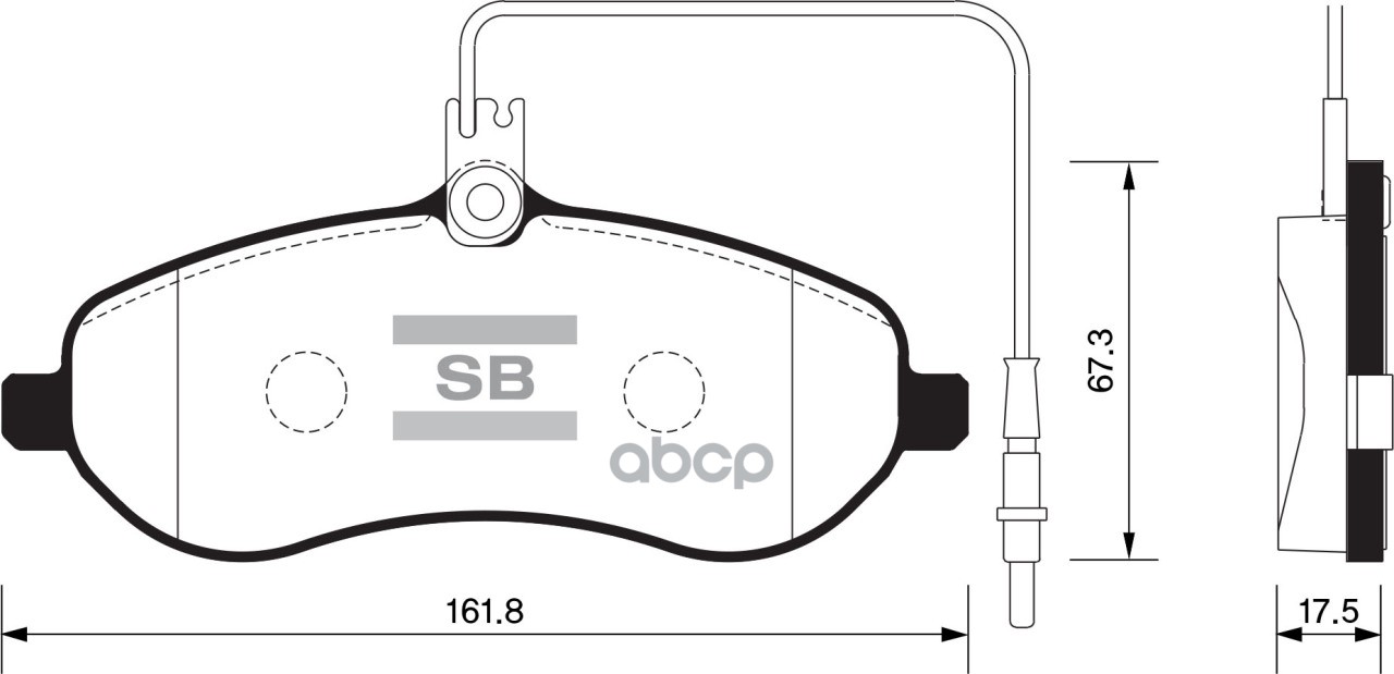 

Тормозные колодки Sangsin brake передние SP1415
